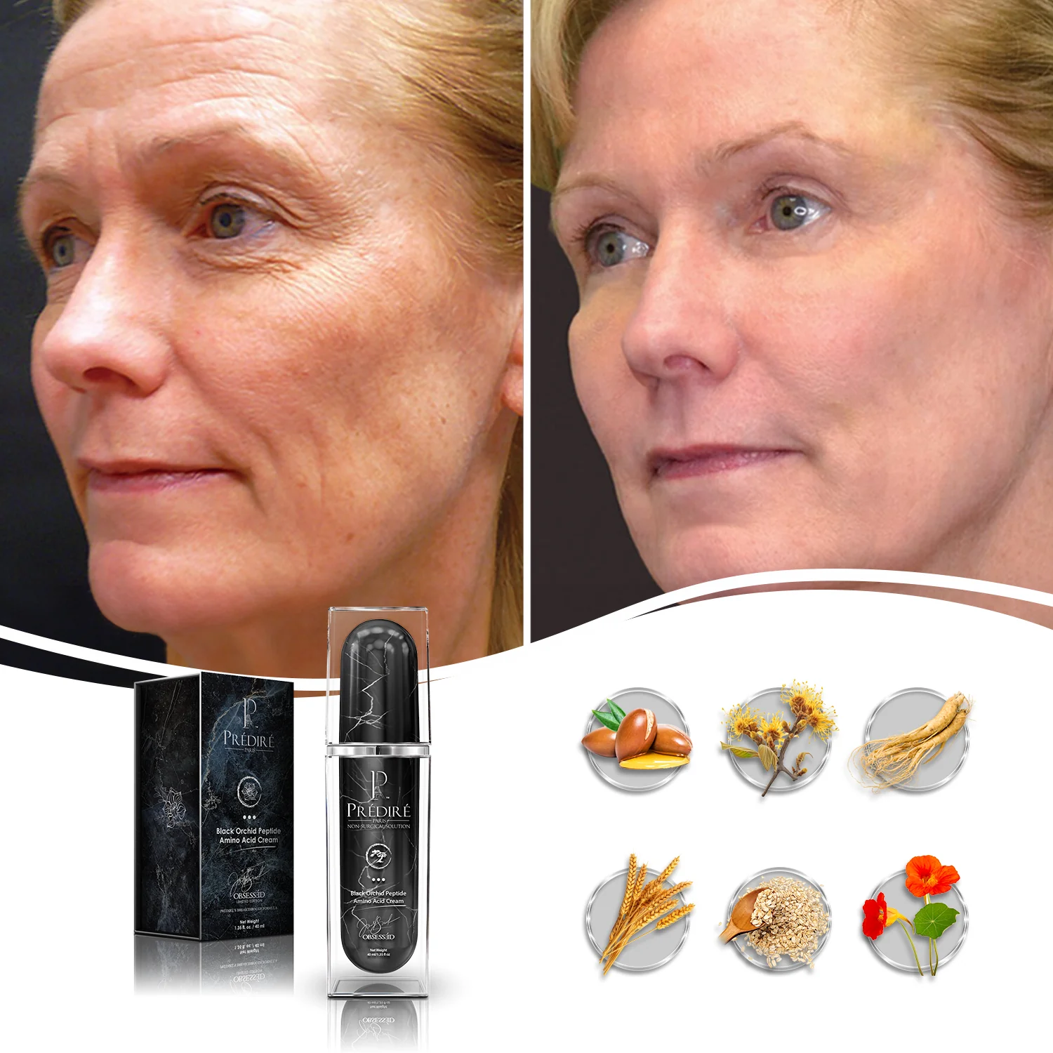 Black Orchid Peptide Amino Acid Cream - Image 3