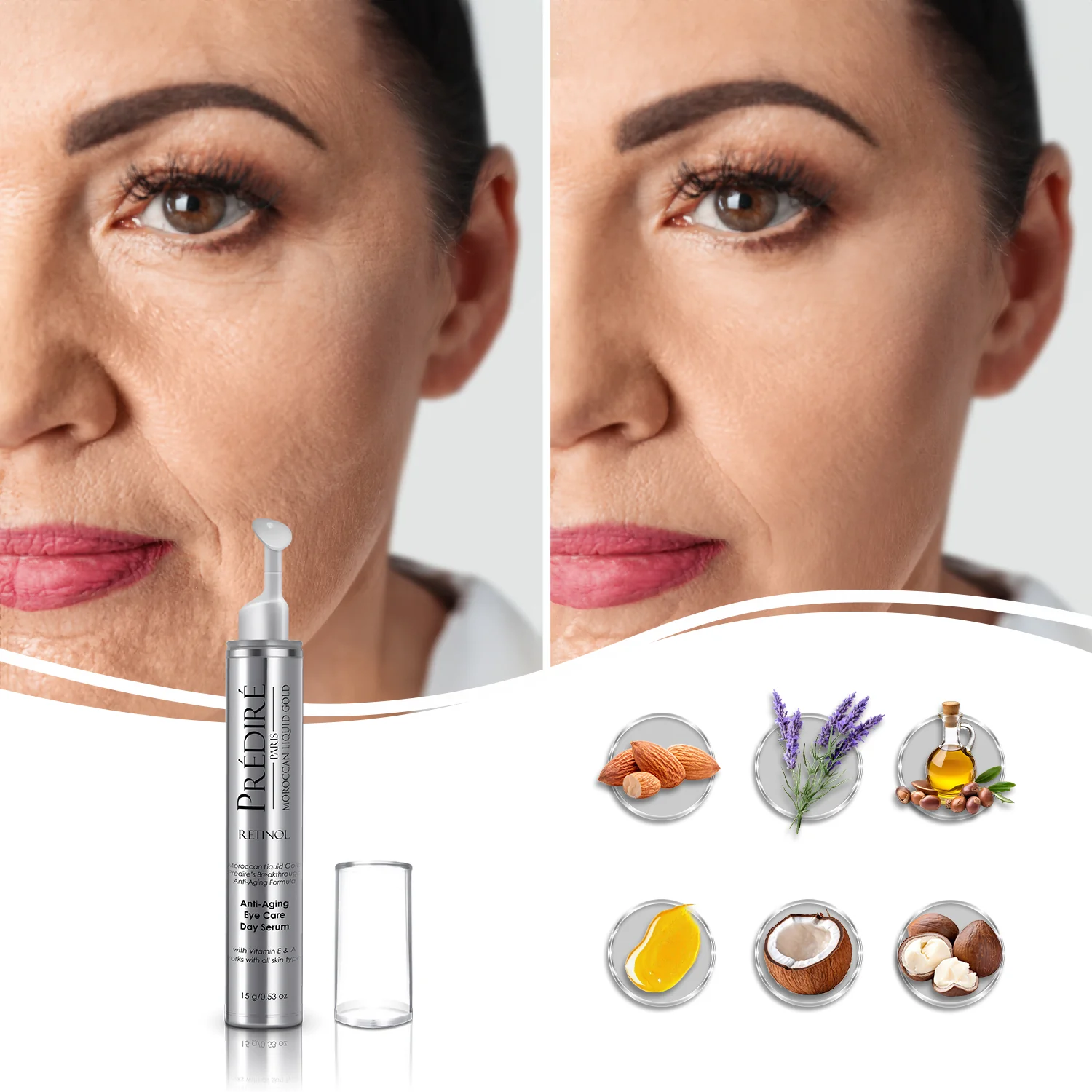 Intensive Rapid Renewal Eye Care Travel Size Anti Aging Day Serum (Treats Puffiness and Dark Circles) - Image 3